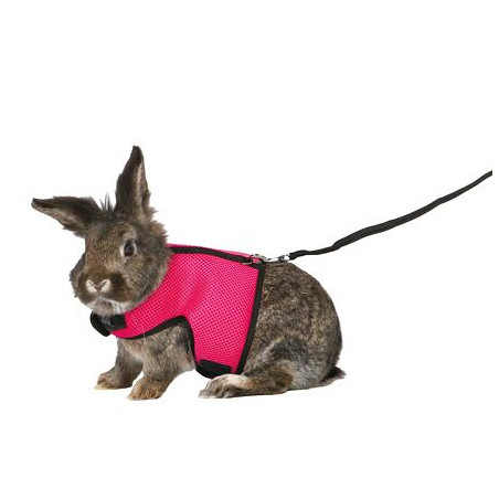 Postroj VESTA s vodítkem pro velkého králíka 25-40cm/1,20m