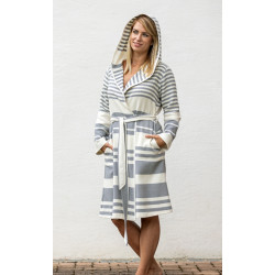 Dámský župan s kapucí BOHO...