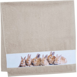 Ručník s potiskem KRÁLÍČCI