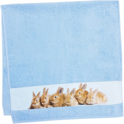 Ručníček s potiskem KRÁLÍČCI