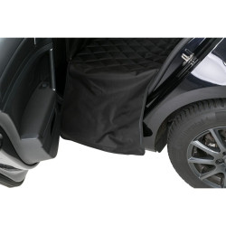 Ochranný potah zadních sedadel auta, 1.55 x 1.30 m, černá