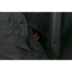 Ochranný potah zadních sedadel auta, 1.55 x 1.30 m, černá