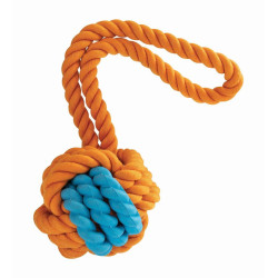 Kombinovaný Monty míč přírodní guma a bavlna s poutkem HipHop