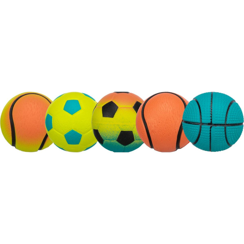 Neonový míček mechová guma, ø 4.5 cm