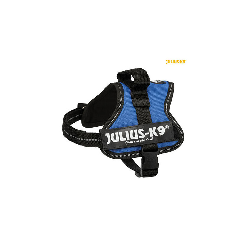 Julius-K9 silový postroj Mini-Mini/S 40-53 cm, - modrá