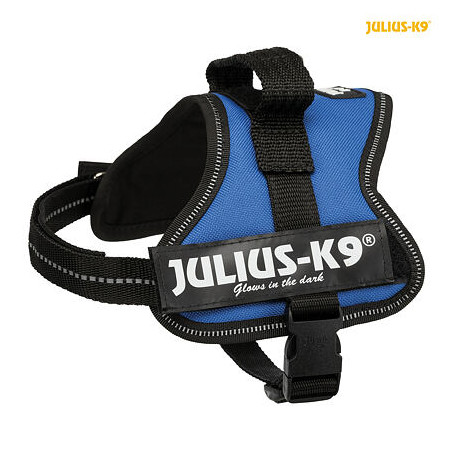 Julius-K9 silový postroj Mini-Mini/S 40-53 cm, - modrá
