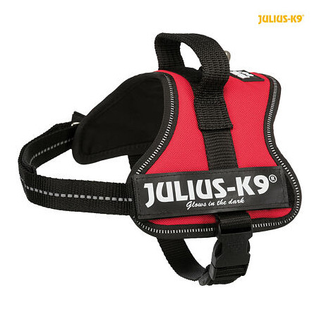 Julius-K9 silový postroj Mini-Mini/S 40-53 cm, - červená