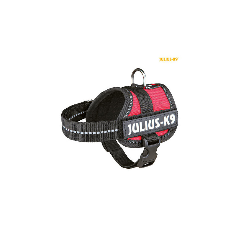 Julius-K9 silový postroj Baby 1/XS 30-40 cm, - červený