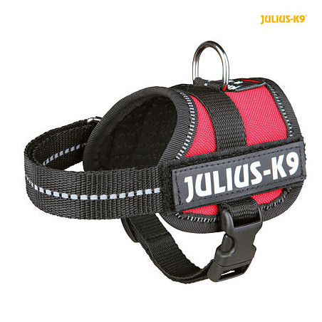 Julius-K9 silový postroj Baby 1/XS 30-40 cm, - červený