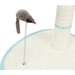 Škrábadlo válec 50cm+míč, myš+pružina na podestě 40x30cm