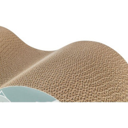 MIMI škrábací karton vlna 50 x 9 x 23 cm, šalvějová