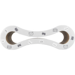 Škrabací vlna MIMI, 48 x 16 x 22 cm, šedá