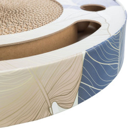 Škrabací bubínek s hračkami 33 cm modrý