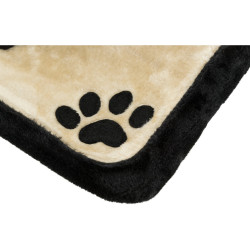 Škrábadlo s hračkou, nakloněná plošina 30x42x40cm černá/krém