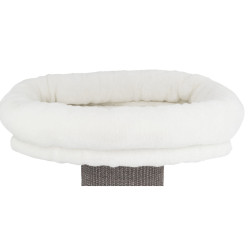 Škrábadlo ACADIA, 3posty, montovatelné ke zdi, 160cm, šedé