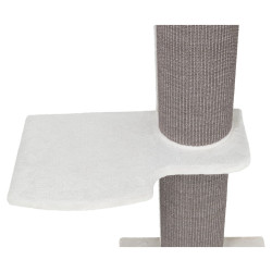 Škrábadlo ACADIA, 3posty, montovatelné ke zdi, 160cm, šedé