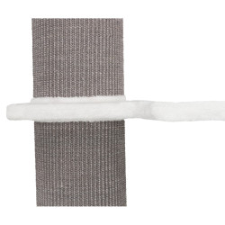 Škrábadlo ACADIA, 3posty, montovatelné ke zdi, 160cm, šedé