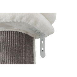 Škrábadlo ACADIA, 3posty, montovatelné ke zdi, 160cm, šedé