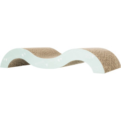 JUNIOR škrabací vlna karton 38 x 7 x 18 cm světlá lila/mátová