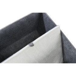 Škrábadlo SAUL, čtvercová věž, 2 jeskyňky, 39x39x64cm, šedá/bílá