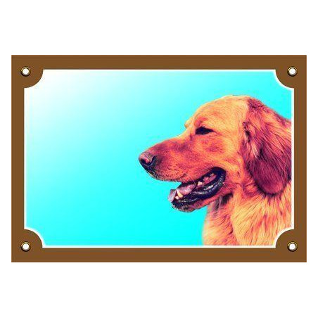 Barevná cedulka Pozor pes, Hovaward