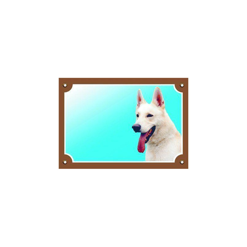 Barevná cedulka Pozor pes, Kanadsko-americký ovčák