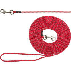 JUNIOR stopovací vodítko pro štěňata, XXS-XS: 4m/ø 4 mm, červená