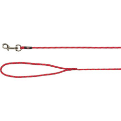 JUNIOR stopovací vodítko pro štěňata, XXS-XS: 4m/ø 4 mm, červená