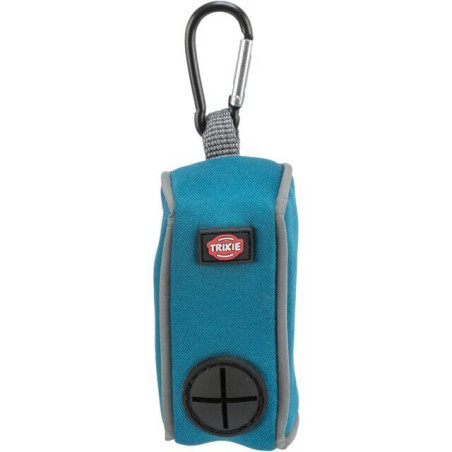 Neoprenový zásobník na sáčky na trus, s karabinou