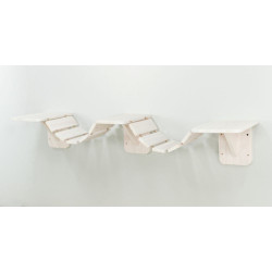 Žebřík - lávka na zeď, 150 x 30 cm, bílá