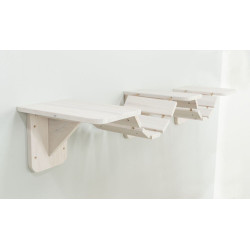 Žebřík - lávka na zeď, 150 x 30 cm, bílá