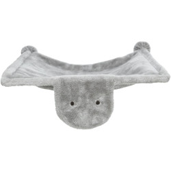 Hammock - lůžko k připevnění na zeď, 42 x 41 cm, šedá