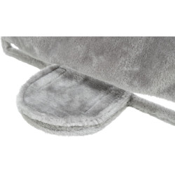 Hammock - lůžko k připevnění na zeď, 42 x 41 cm, šedá