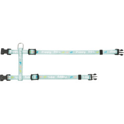 JUNIOR postroj s vodítkem pro štěňata, mátová