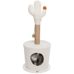 Jeskyně se škrabacím kaktusem, , ø 36 x 84 cm, krémová