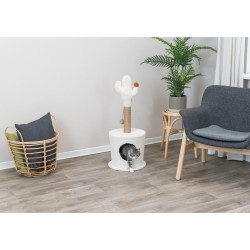 Jeskyně se škrabacím kaktusem, , ø 36 x 84 cm, krémová