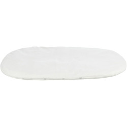 Xmas cushion NIVIA, vánoční polštář oválný, 70 x 47 cm, krémový