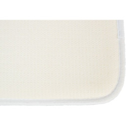 Xmas NIVIA mat, vánoční plyšová podložka na parapet, 90 x 28 cm, krémová