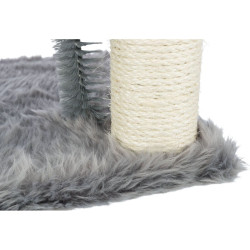 Škrabadlo BAZA s lůžkem a kartáčem, 50 cm, šedá