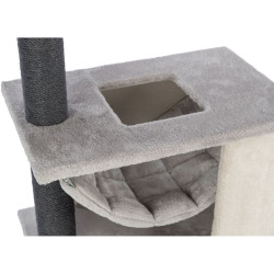 Škrabadlo JULIANO, 2 patra, 115 cm, šedá