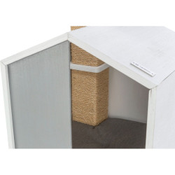 BE NORDIC škrabadlo JONTE, hranaté sloupky, domeček s podestou, 115 cm