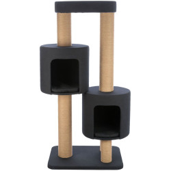 XXL škrabadlo TEITES, 148 cm, 2 iglů, robustní sloupky, černá