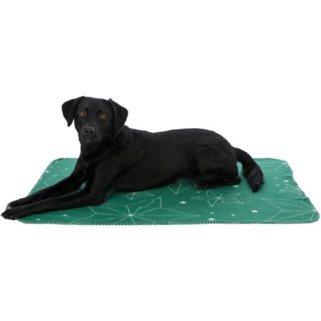 Xmas vánoční fleecová deka LUCIANO, 150 x 100 cm, mix barev (červená, písková, zelená)