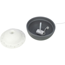 Vital Dome keramická fontánka na pití, 1,5 l/20 x 10 x 20 cm, šedá/bílá (RP 2,90 Kč)