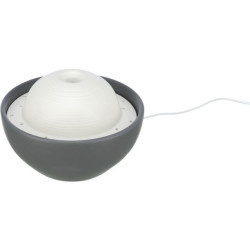 Vital Dome keramická fontánka na pití, 1,5 l/20 x 10 x 20 cm, šedá/bílá (RP 2,90 Kč)