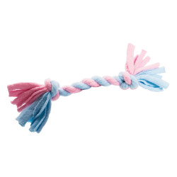 Pletená BABY činka HipHop FLEECE, růžová/modrá