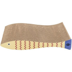Škrabací karton "ryba", catnip, 2 ks, 40 x 30 x 11 cm, mátová/krémová