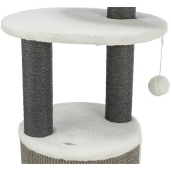 Škrabadlo MARCO 85 cm, kukaň, podesta, lůžko, bílá/béžová