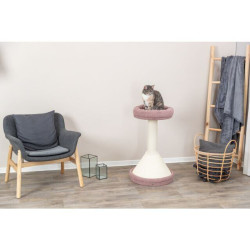 Škrabadlo VIVIANA 80 cm, kuželová základna, lůžko, antická růžová