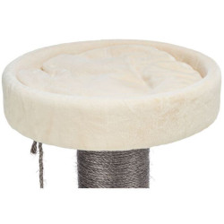 Škrabadlo MARCELLO, 140 cm, 4 podesty, kukaň, míč, krémová/šedá